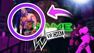 I WAS ATTACKED BY TRIPLE H IN VR WWE !!