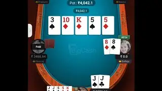 JJ pair win and poker big cash #videos #video #viralvideo #trending