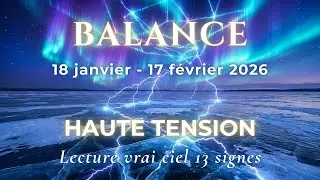 BALANCE Vrai ciel♎ Nouvelle vision de soi, ind&eacute;pendance et d&eacute;blocage I 17 janv-18 f&eacute;vrier