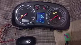 Russian Screen ColorMFA PL @ Golf IV [MK4] VDO cluster, licznik Autopilot 10th batch