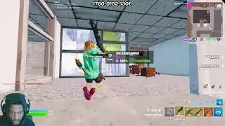 Геймплей скина КИНГСТОНА в FORTNITE