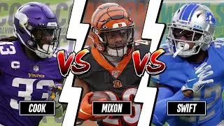 2022 Fantasy Football Advice: Dalvin Cook vs Joe Mixon vs D'Andre Swift