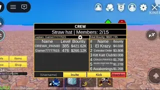 Blox fruit Sea 1 part 11 i have my own Crew 