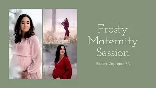 Frosty and Foggy Winter Maternity Session