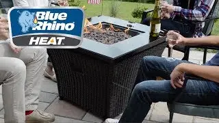 Blue Rhino&reg; Heat&trade; Square Outdoor Fire Table Features Video - model #GAD15253B