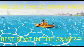 WE GOT the SS MARY ANN!!! *BEST BOAT IN THE GAME!?* (Roblox Fishing simulator)