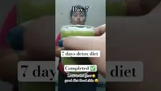 Detox complete 💪 Just the start! #FitnessJourney #PCODDiet #RealTransformation #bodyreset #shorts