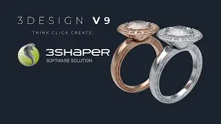 3DESIGN V9 & 3SHAPER | Tutorial Case: THINK. CLICK. CREATE「6」