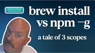 Install Node.js the RIGHT Way (Homebrew vs npm -g vs Project)