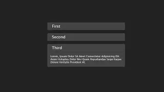 accordion using html css