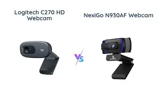 🎥 Logitech C270 vs NexiGo N930AF Webcam - HD Comparison! 📸