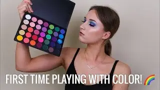 Playing With The Morphe 35B Palette & How My Skin Changed!