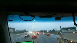 en el trafico de Toronto