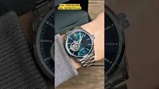 ĐỒNG HỒ #ORIENT STAR SEMI SKELETON DIAL XANH NGỌC TUYỆT ĐẸP RE-AT0002E #REAT0002E00B