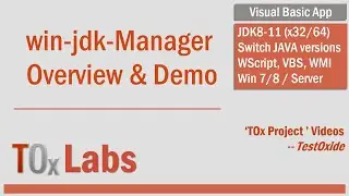 ADojo Project: win-jdk-Manager Overview & Demo