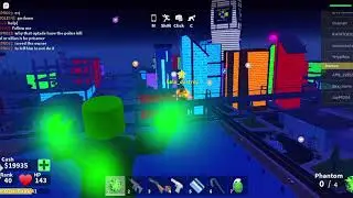 Becoming Phantom super villain & fighting superheroes on Mad City Roblox