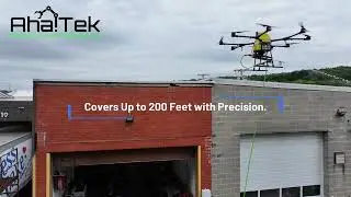 Drone-Based Soft & Power Wash | Dual-Axis, Auto Cleaning Path