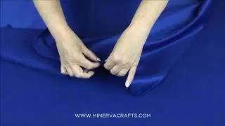 Duchess Satin Fabric Royal Blue