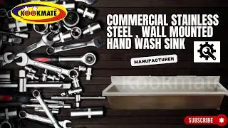 Commercial Stainless Steel , Wall Mounted Hand Wash Sink | Hotel Kitchen  Equipment Manufacturers