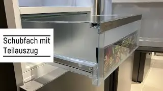 Entnehmen und Einsetzen von Schubf&auml;chern mit Teilauszug | Liebherr