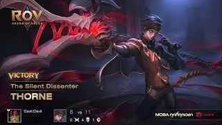 AoV Top 1 Full Damage Thorne | Best Side Lane | Pro Play Thorne | Pro Build