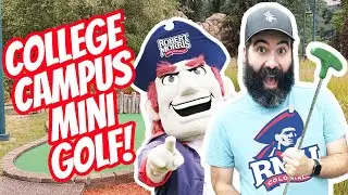 Mini Golf on an Island on a College Campus in Pittsburgh?!