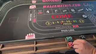 CRAPS! Lay the 5 + Iron Cross Strategy Move! 