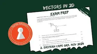 Vectors in 2D | Exam Prep 2 | Eastern Cape November 2024