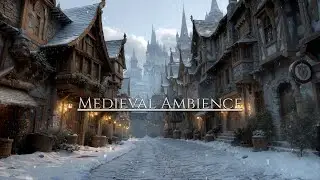 Medieval Town Streets | Calm Fantasy Ambience Music
