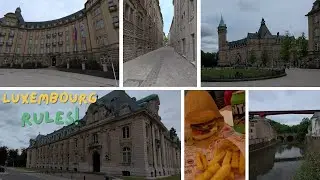 Luxembourg Day 2 Was NOT Normal… Dangerous Bridges, War Tunnels & a Glass Elevator to the Sky!