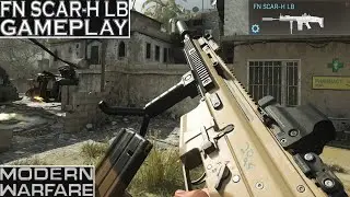 Modern Warfare FN SCAR-H LB (FN Scar 17) Gameplay