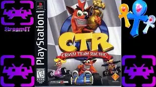 PS1 CTR Crash Team Racing Relics Part5: Gem Stone Valley hub area