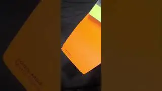 Orange Auto Vinyl Wrap Samples