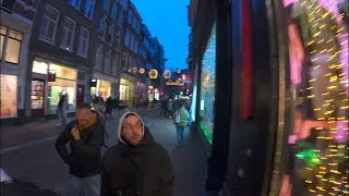 Moving through Amsterdam as Day Turns into Night 🎧