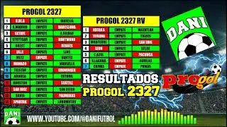 #PROGOL #POOL RESULTS 2327