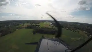 Landing at KDYL Doylestown, Pa KDYL in Cessna L-19