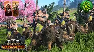 RAGE of the RHINOX - Ogre Kingdoms vs. Grand Cathay - Total War Warhammer 3