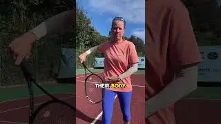 If your opponent relentlessly attacks the net, neutralize them with a low ball #tennis