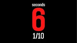 6 Seconds in 10 rounds / Interval Timer / Workout Timer
