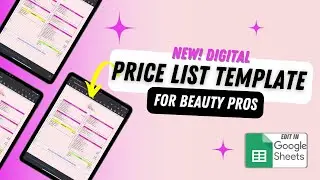 Digital Version: Itemized Price List Template (edit and use in Google Sheets)