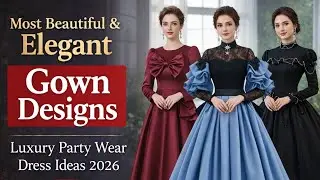 Most Beautiful & Elegant Gown Designs | Luxury Party Wear Dress Ideas 2026