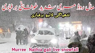 Murree live today   #murree snowfall today | nathia gali snowfall | murree Nathia gali road's update