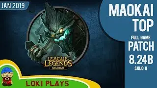 Верхняя линия Маокай &mdash; обновление 8.24b &mdash; League of Legends &mdash; большое дерево с большим количеством древесины