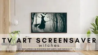 Halloween Witches TV Art Screensaver Spooky Backgrounds for TV