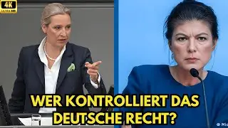 Klare Ansage von Alice Weidel an Sahra: Recht oder Politik?