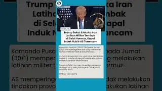 PENTAGON PANIK! Latihan Tembak Iran di Selat Hormuz Buat Kapal Nuklir USS Abraham Lincoln Terancam