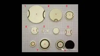 The CoreMorrow's monolayer piezoelectric ceramic sheet/disk and its WAE (Wrapped Around Electrode).