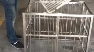 Stainless steel folding cages ,comfortable house for pet