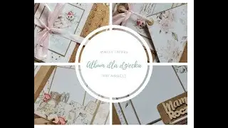 Album dla dziecka z kolekcji Tiny Miracle Mintay Papers scrapbooking| Scrapowy Warsztat