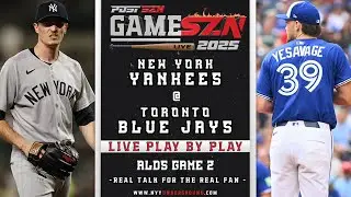 LIVE Yankees vs. Blue Jays Play-by-Play: ALDS GAME 2 - MUST WIN FOR YANKEES